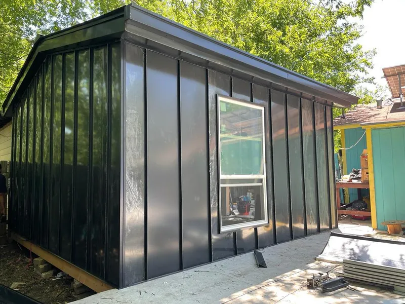 Black standing seam metal wall panels for Roof Inspection in Wilmore